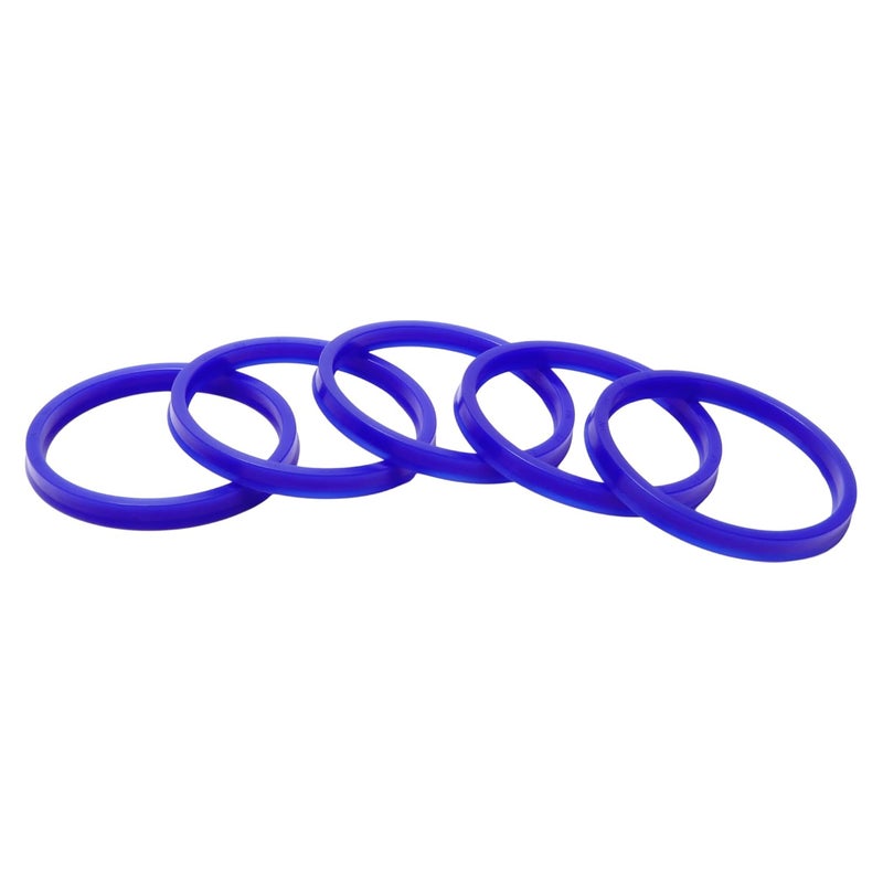 TUCKBOLD Universal Oil Seal UN Lip Seal Ring Rotary Shaft Seal 80x90x9mm High Pressure TPU Blue 5 Pcs - Image 1